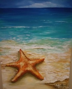 Maria's Starfish on Shore
